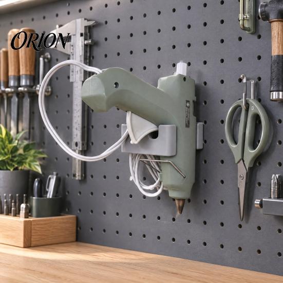 Glue Stick Storage Rack Hot Melt Dispenser Stand, 3D Printing PLA Wall Printed Tool Holder Mounted Organizer, Space Saving for Workbench Snap Fitting