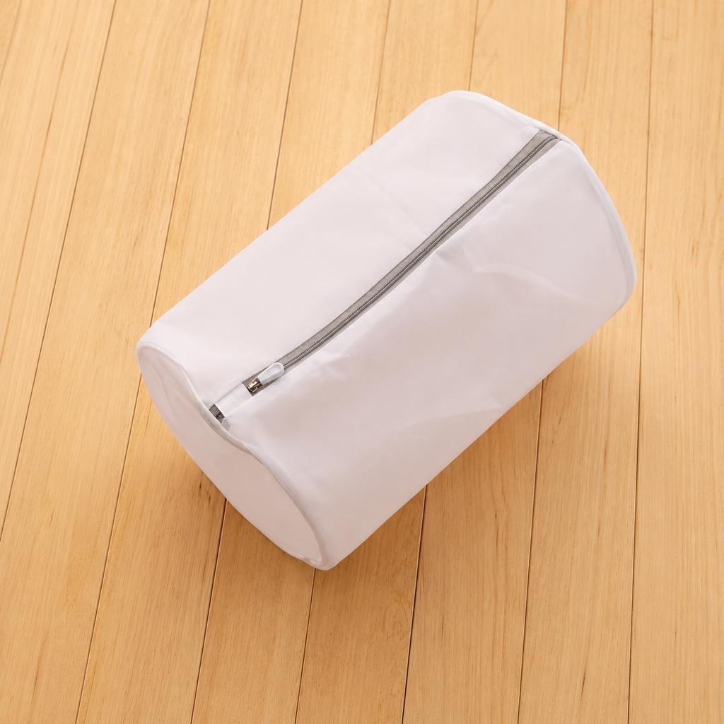 Cylindrical Fine Mesh Laundry Bag Washing Machine Protection Washing Bag Shoe Storage Mesh Bag Family Travel Organizer
