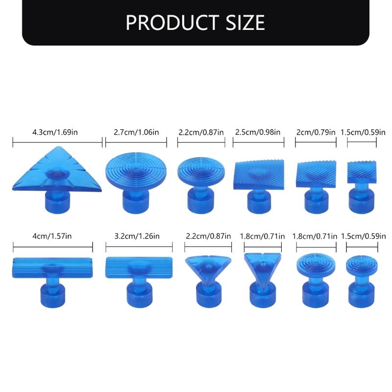 5/12Pcs Glues Tabs Dent Removal Tool Dent Removal Tool Car Body Glues Tabs Auto Maintenance Tool