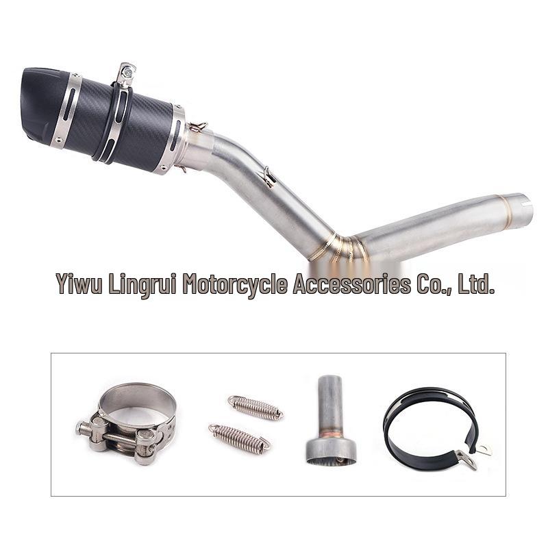 Exhaust Pipe for Benelli TRK502X Motorcycle - Adventure Bike Mid-section Compatible