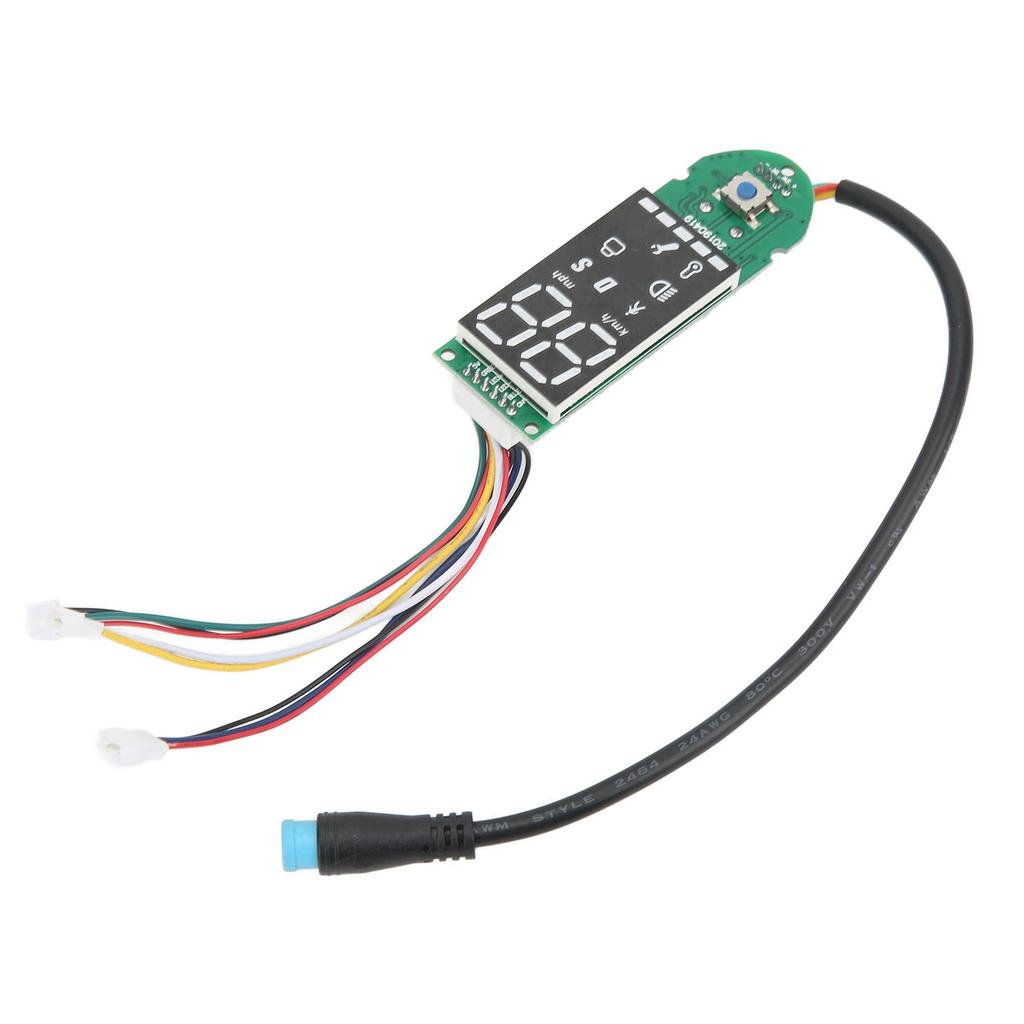 Elektroroller Dashboard Set Metall Digital Wasserdichtes Dashboard Ersatz mit Abdeckung für M365 PRO2