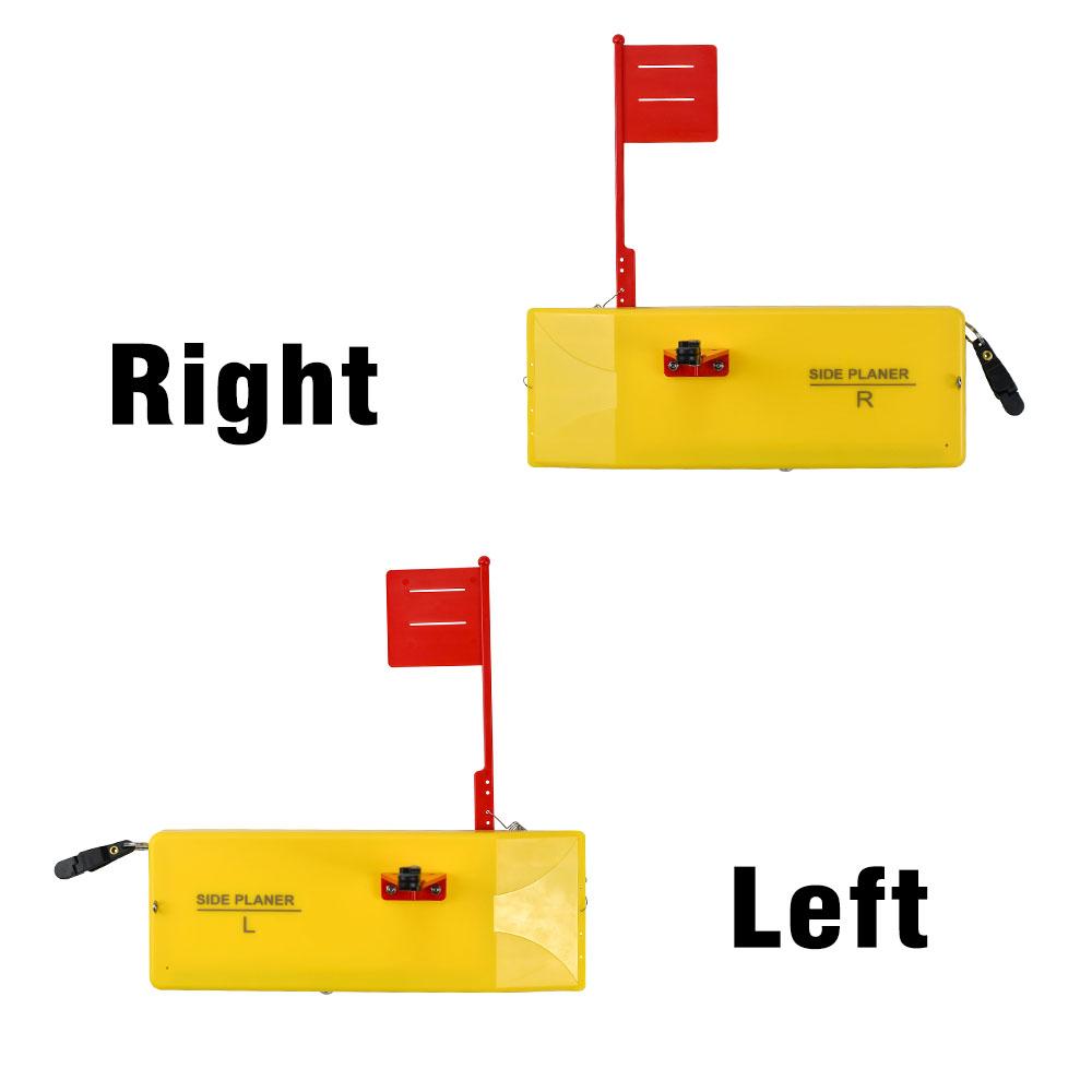 1Pc Side Planer Board Fishing Trolling Diving Board Left & Right Set Boat Trolling Side Planner Tackle Outdoor Fishing Accessori