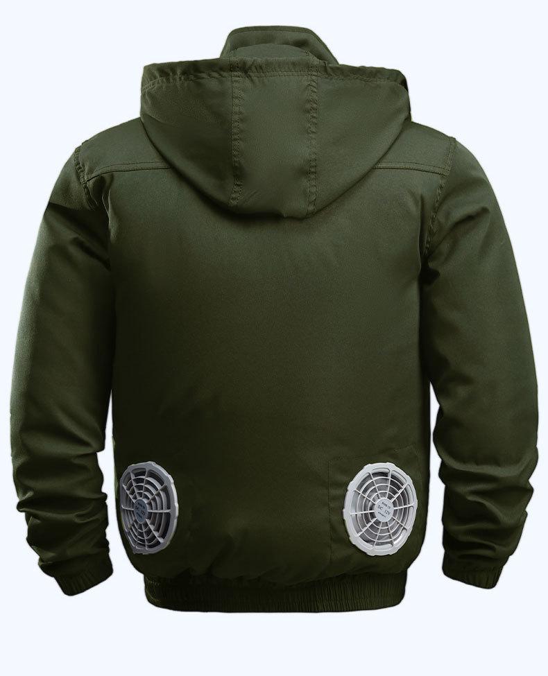 

Camouflage Cooling Air-Conditioned Workwear for Heatstroke Protection - Unisex Outdoor Fan Jacket 180 (140-160 lbs)