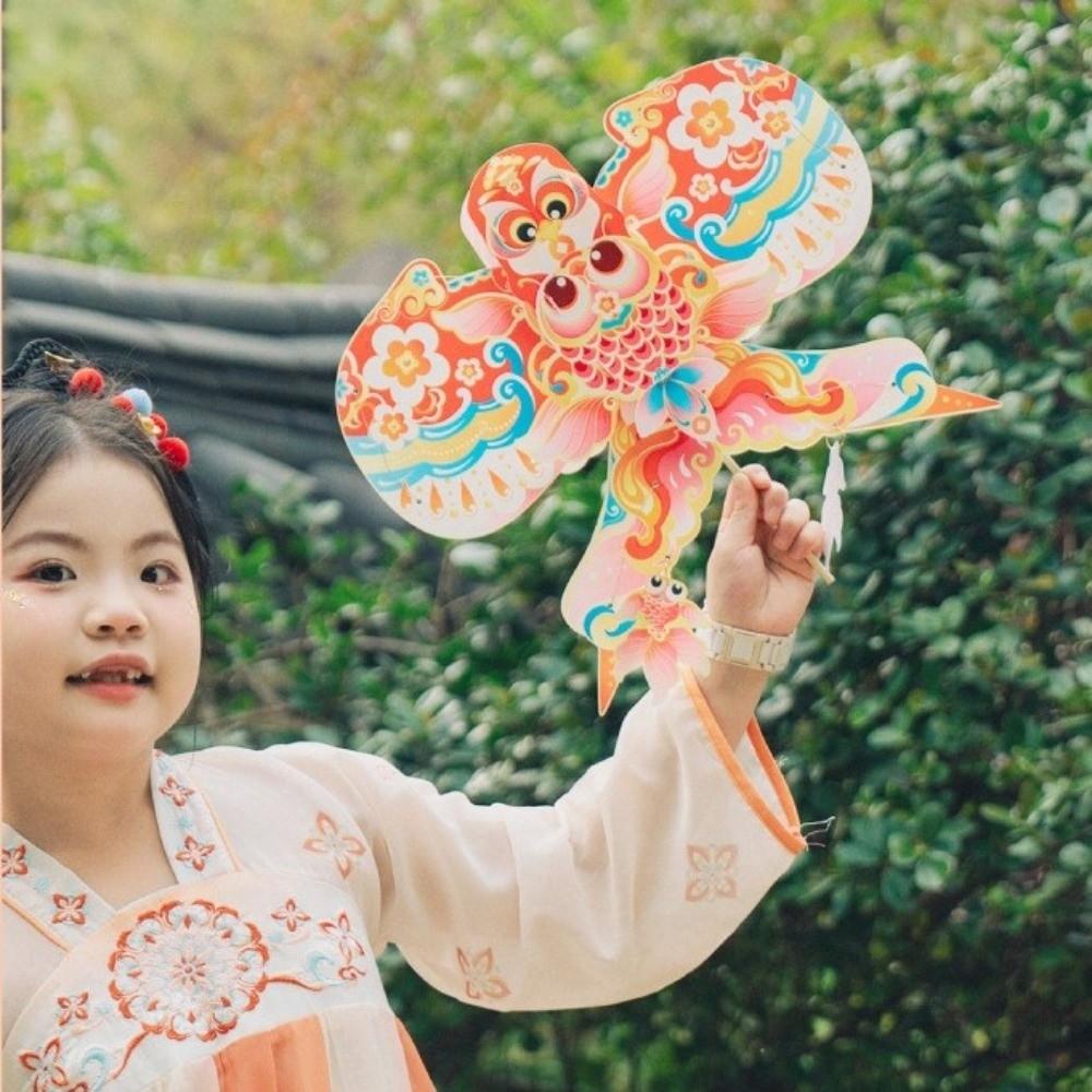 Handmade Mid-Autumn Festival lantern DIY Can Carry and Hold Portable Dragonfly Lamp  Children Toys