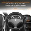 For Peugeot Carbon Fiber Texture Perforated Leather Steering Wheel Cover 508 3008 207 2008 307 Sw 308 206 208 5008 301 Expert