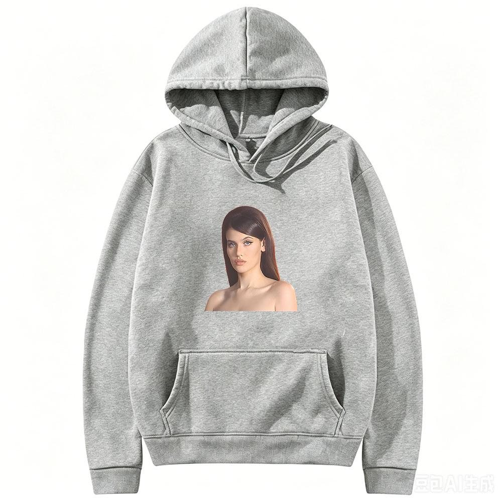 Sienna Spiro Besucher Cover Hoodies Mode Lässiges Oberteil Damen Langarm Kordelzug Kapuzenpullover Streetwear Pullover Kapuzenpullover