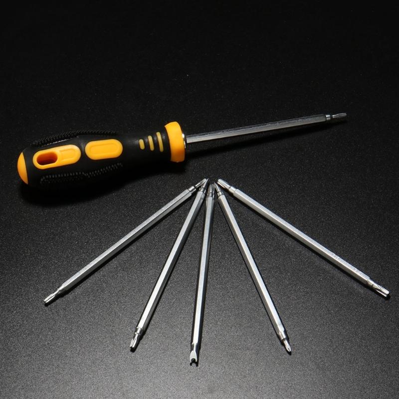 12 In 1 Strong Magnetic Screwdriver Set Flat Shaped Screwdriver Head Multifunctional Precision Maintenance Tool