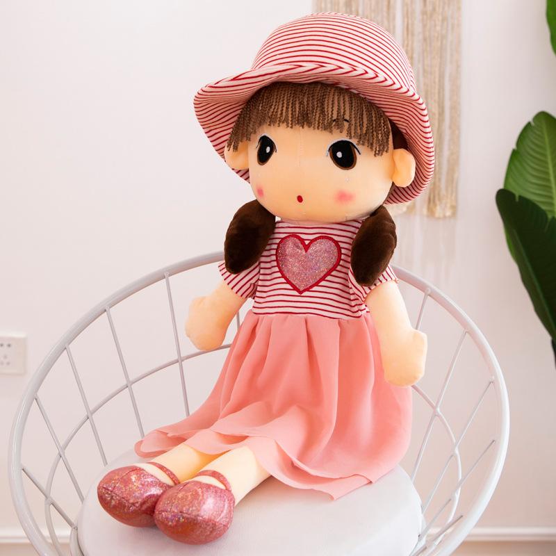 

Doll Honey Plush Toy Fashion Comfort Cute Flower Fairy Throw Pillow Cushion Gift 45cm/17.72in червоний