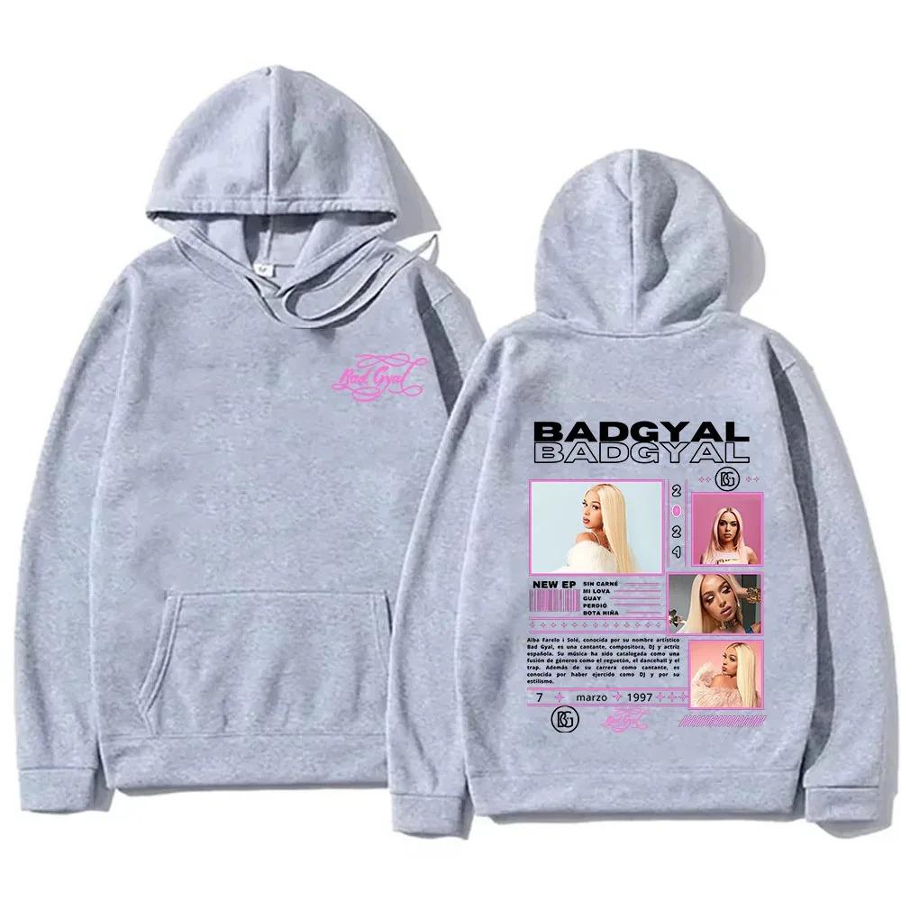 

Rapper Bad Gyal Pattern Print Hoodie Fashionable Retro Unisex Hoodie Classic Aesthetic Oversized Harajuku 3XL