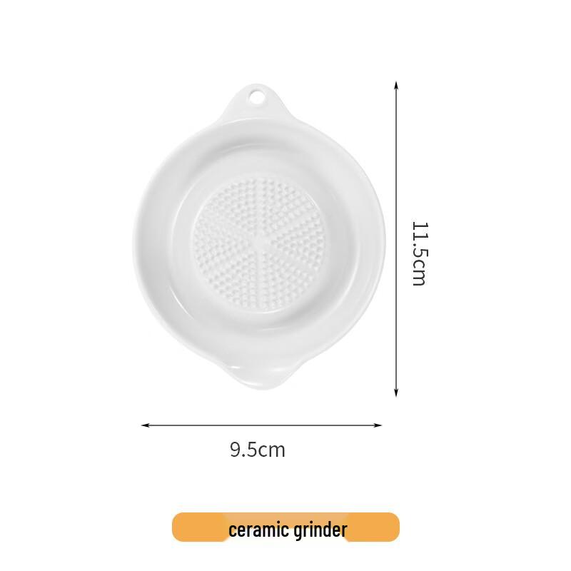

Ручная керамическая терка для имбиря и чеснока с кисточкой