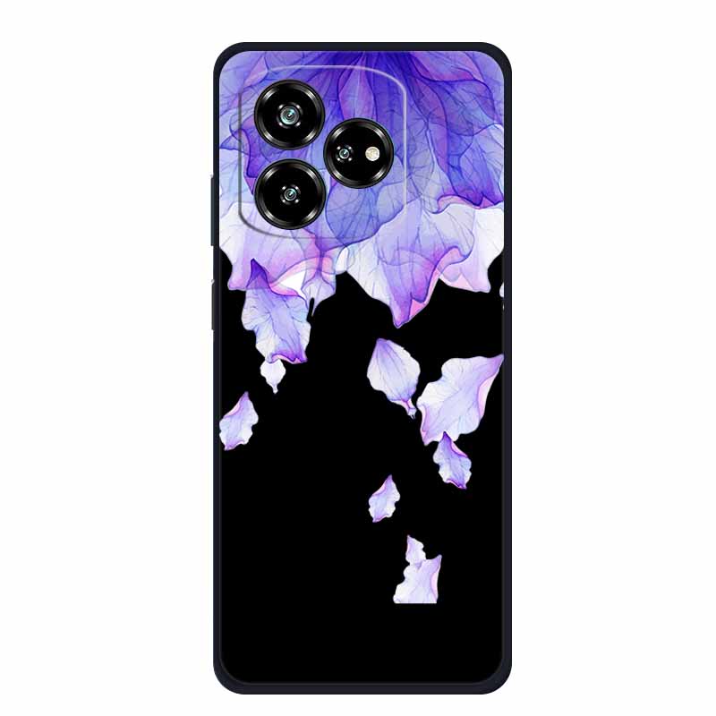 Funda For ZTE Axon 60 Lite Case Cute Cartoon Cat Black Silicone Soft Phone Case For ZTE Blade V60 Axon 60 Back Cover Case 60lite