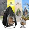 All Weathers Outdoor Hanging Swing Chair Cover 115x190CM Waterproof Eggs Chair Protective Cover for Garden Furniture