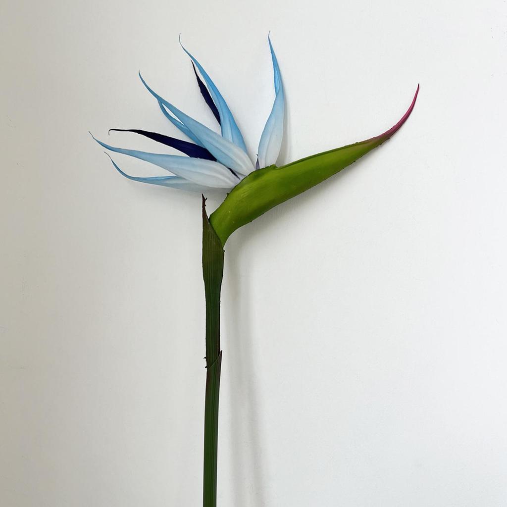 Fiore di Seta Uccello del Paradiso - Arredamento Premium per la Casa, Esposizione per Showroom, Oggetto di Scena per Fotografia