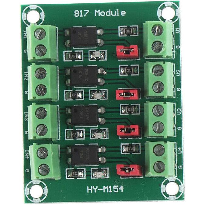 PC817 4-Channel Voltage Converter Module Optocoupler Isolation Driving Module