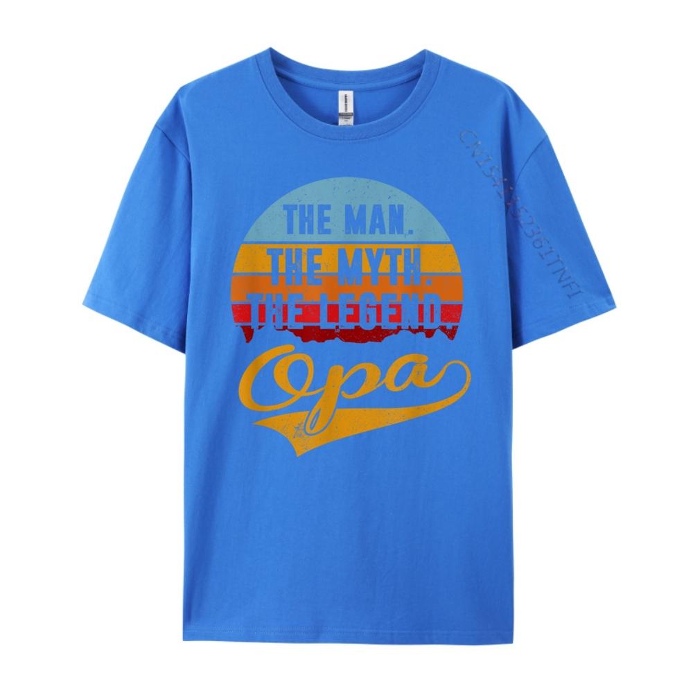 Opa The Man The Myth The Legend 3d Printed T Shirts Men Clothing Character Graphic Cotton Short Sleeve