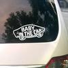 Sticker Town VANS Style BABY IN THE CAR Baby Marker A, Whites