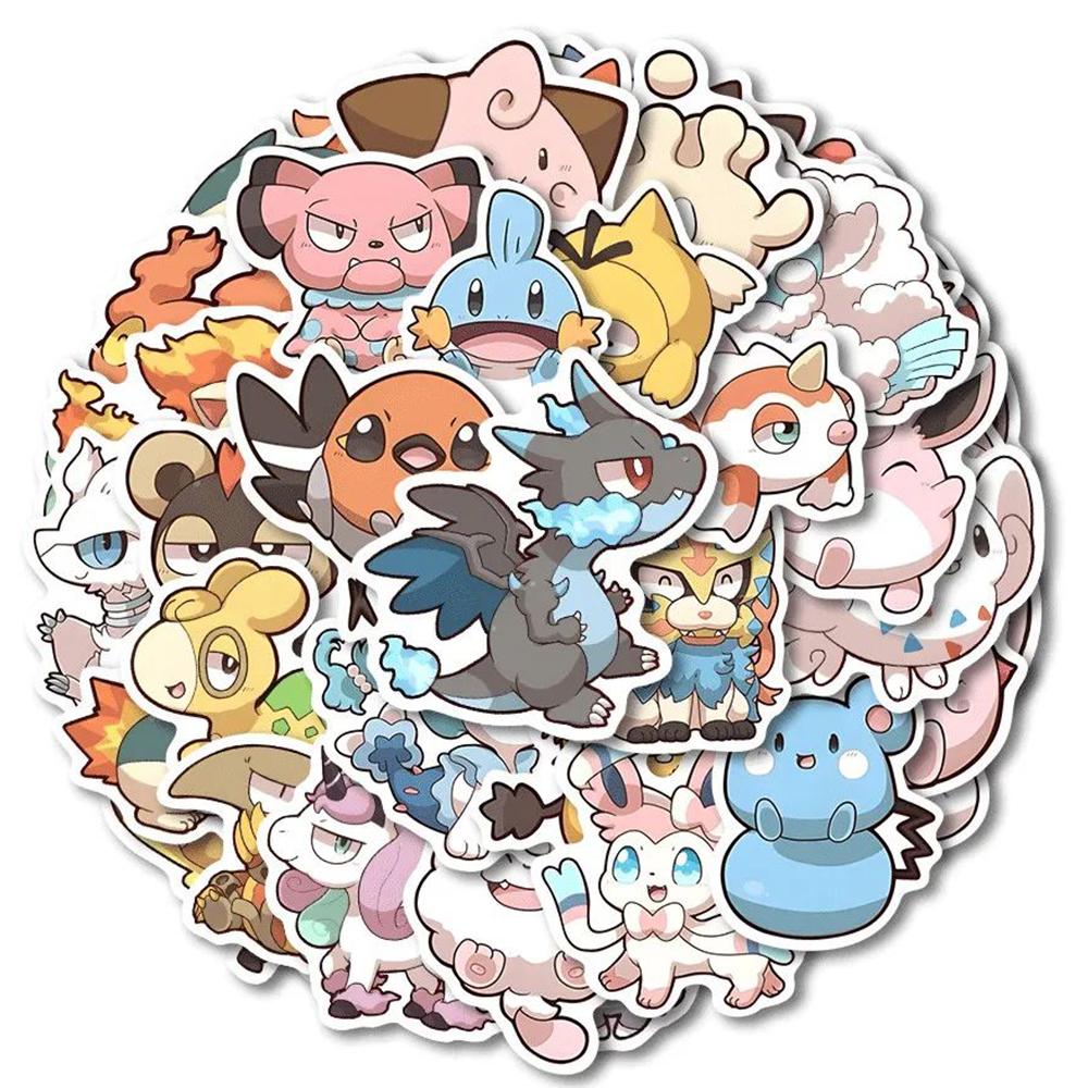 10/30/50/93pcs Cute Anime  Cartoon Stickers Graffiti Decoration Decals Phone Case Laptop Classic Toys Funny Sticker Gift