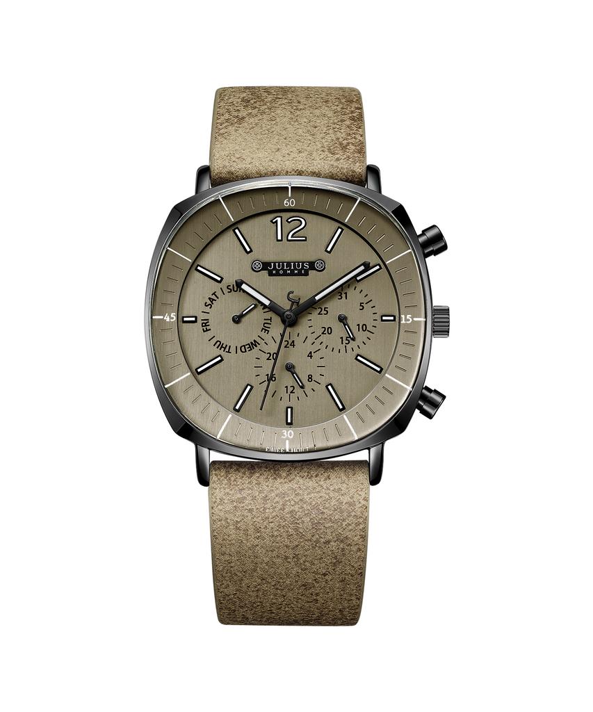 Jyullieoseu Men'S Multi Leather Watch Jah-098
