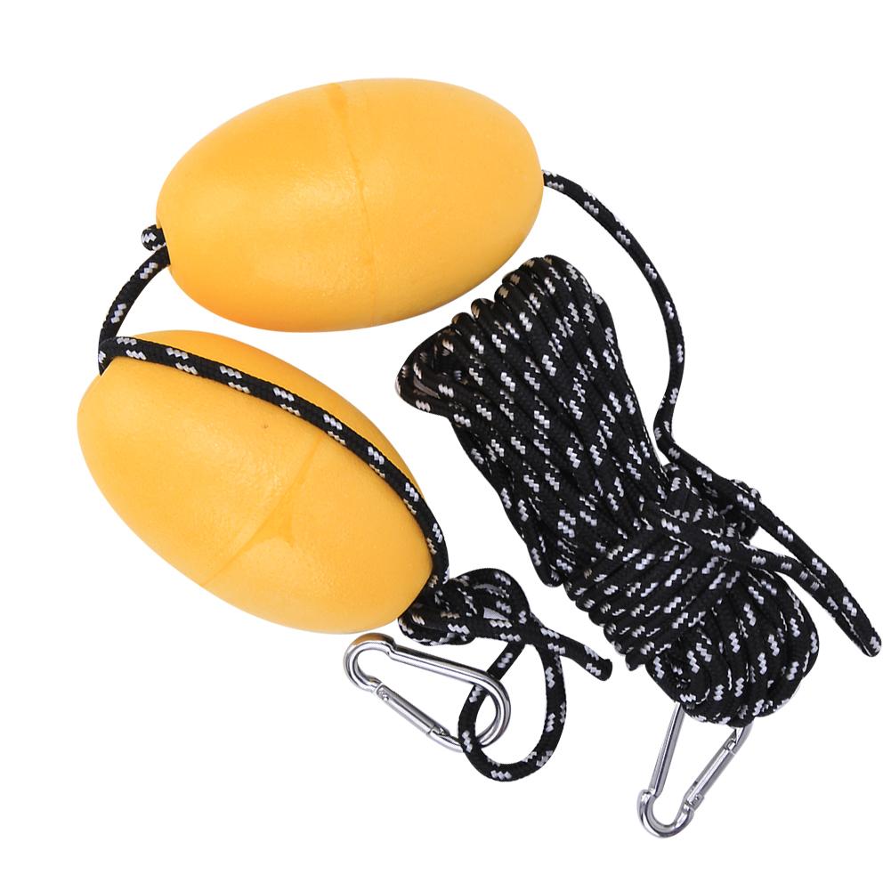 Kajak Bootsleine Seil mit Schwimmendem Edelstahlhaken für Angeln Drift s System
