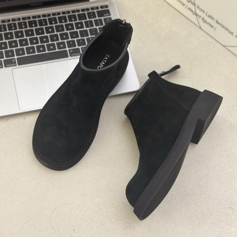 Platform Suede Women Ankle Snow Boots Fashion Mid Heels Shoes Woman Winter 2025 Trend Brand Classic Running Sport Zapatos Mujer