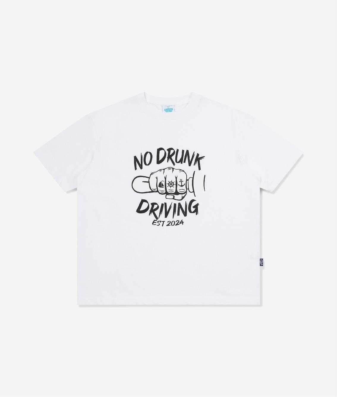Semperiver Tattooed Hands Driving Steering Tee (White) White/M