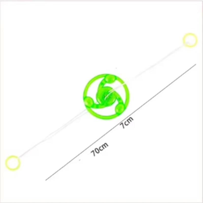 6Pcs Fun Hand Pulled LED Light Up Flywheel Toys Children's Day Party Birthday Guest Gift Pinata Filler Kindergarten Gift Prize