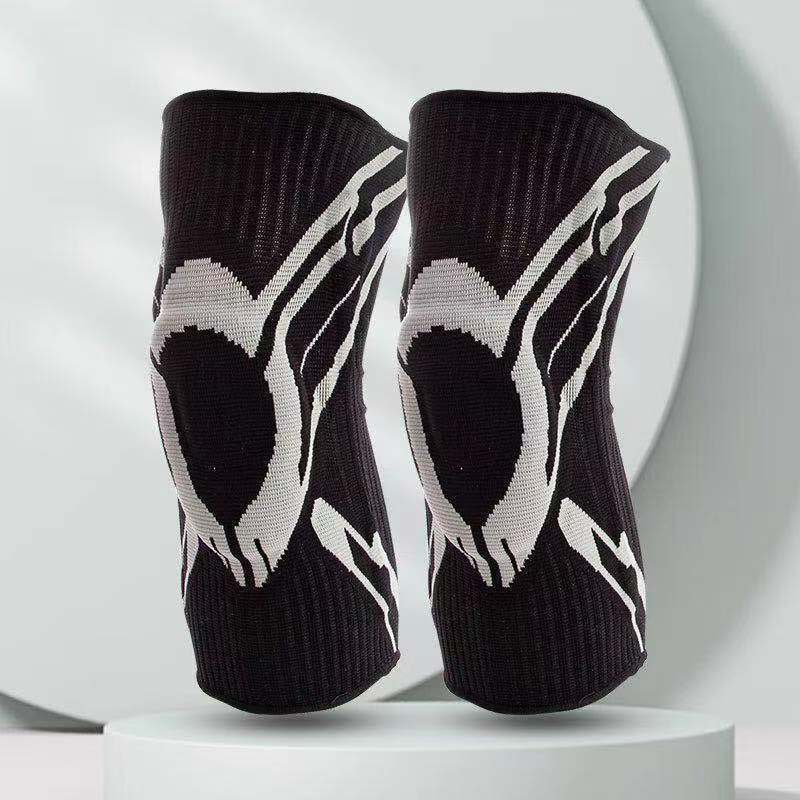 

Sports Knee Pads Silicone Anti Slip Anti Fall Meniscus Protection Basketball Football Fitness Protective Gear XXXL