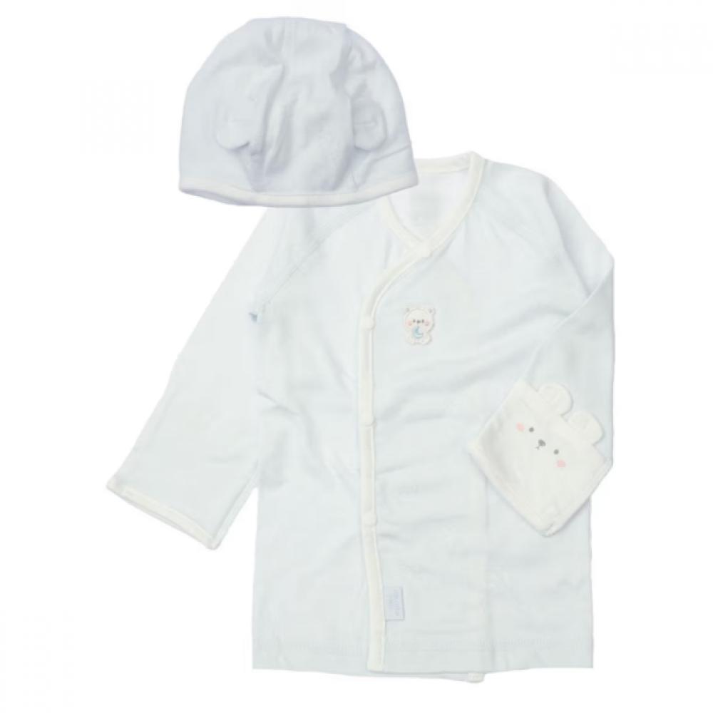 Absorba Baby Modal Bodysuit + Newborn Hats Set A1a10109 A1a31505