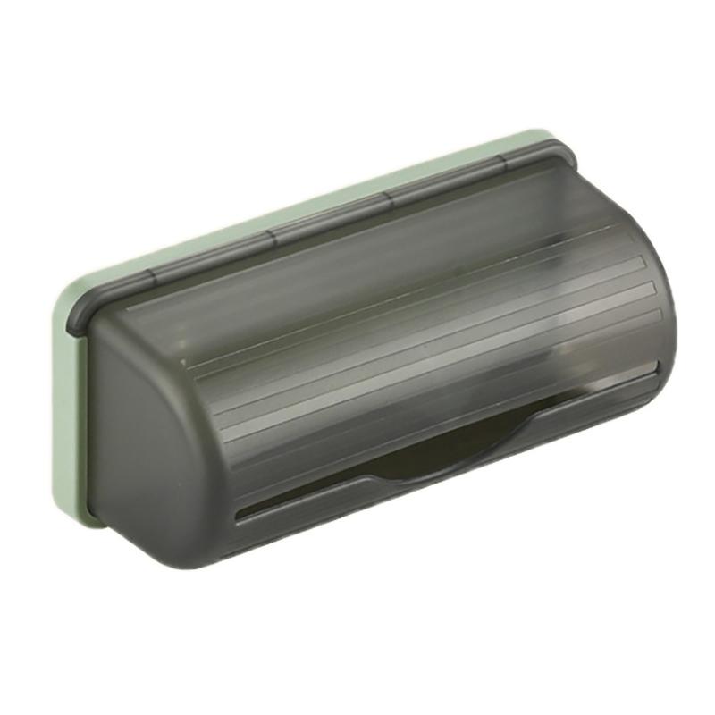 Trash Bags Storage Box Bathroom Kitchen Wall Mounted Garbage Bags Holder Rack Transparent Acrylic Garbage Bag Storage Boxes