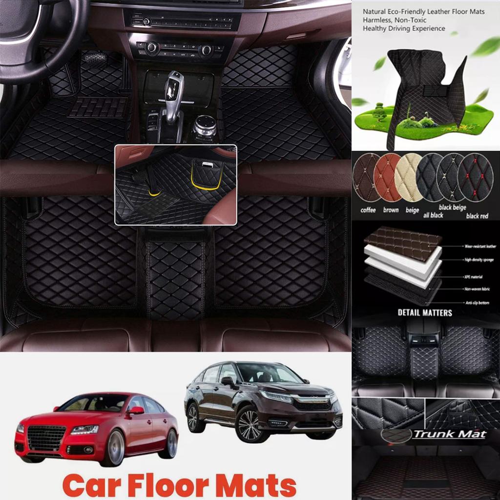 New Custom Car Floor Mats For Jaguar XF XF-Sportbrake Auto Coche Accessories Waterproof Leather Floor Liners