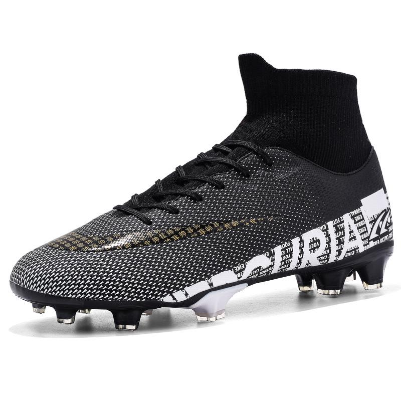 24 New Unisex High-Top Football Shoes for All Nail Types - Ideal for AG, TF, Students, and Adults. Perfect for Sports Training. Hot Sale!