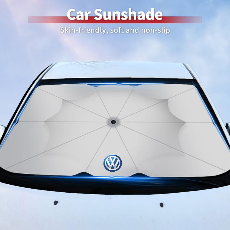 Car Front Windshield Sunshade Umbrella Summer Sun Protection For VW Scirocco Jetta Beetle Golf Passat Polo Tiguan Sharan TouranUK4