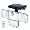 Wall Lamp Solar Energy Waterproof Solid Bright Low Power Consumption Illumination Wide Coverage Area Adjustable Heads Security LED Lights for Outdoor