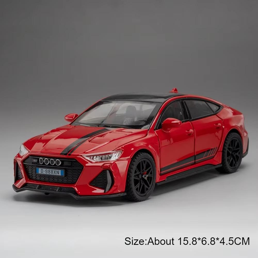 

Масштаб 1:32 A6L RS7 Модель Автомобіля Іграшка Двері Відкриваються Музика Світло Відтягується Суперкар Металевий Корпус Моделі Транспортних Засобів Подарунки на День Народження для Хлопчиків