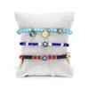 New Fashion Turkish Lucky Evil Eye Bracelets For Women Men Handmade Blue Eyes Beads Bangles Good Luck Wealth Jewelry Gifts