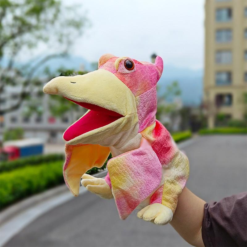 

Плюшевая ручная кукла динозавр, набитая полипропиленовым хлопком, для детских игр Pterosaur