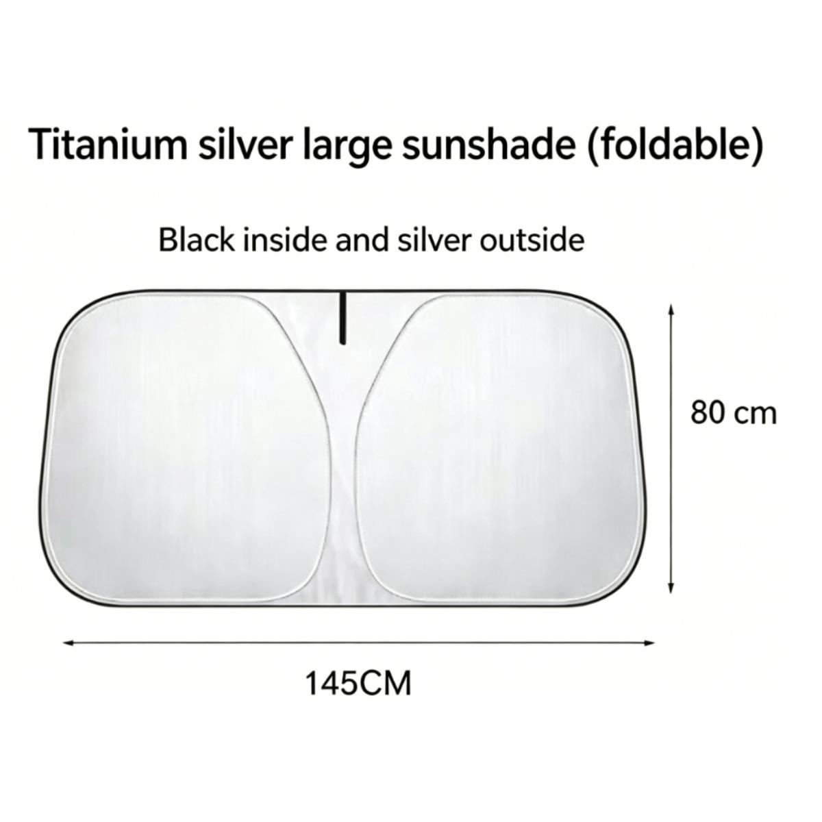 2026 Portable Heat-insulating Sunshade, Single Piece Car Sunshade, Is An Upgraded and Thickened Sunshade Specially Designed for Car Windshields 1 PCS