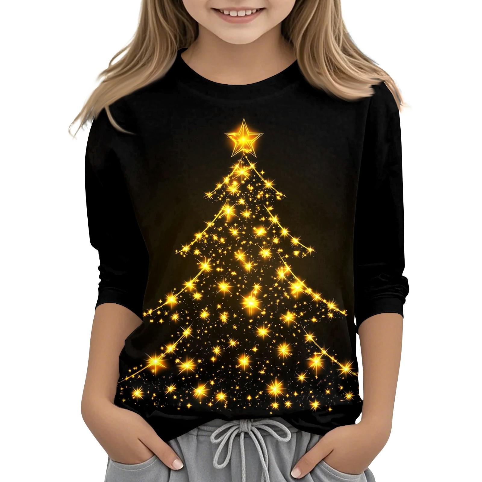 

Детская футболка с круглым вырезом и принтом, рукава 3/4, повседневная футболка 150