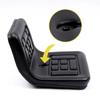 Waterproof Tractor Seat with Drainage Holes Adjustable Design Universal Replacement Seat for Riding Lawn Mower Forklift Go Kart