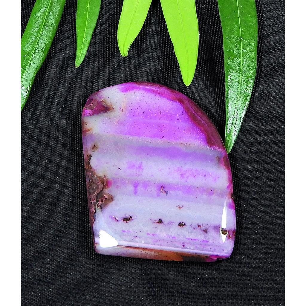 39Cts. Dyed Onyx Agate Fancy Shape Cabochon Loose Gemstone 26X32MM SK-4336