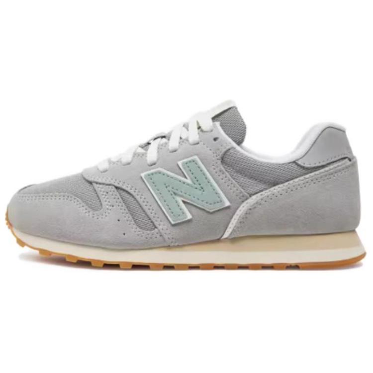 New Balance NB 373 Versatile Comfortable Shock Absorbing Durable Low Top Casual Running Shoes Women Sneaker Gray Green WL373TK2