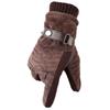 Mens Winter Leather Gloves Motorcycle Cycling Outdoor Warm Thick Lined Pigskin Touchscreen Compatible