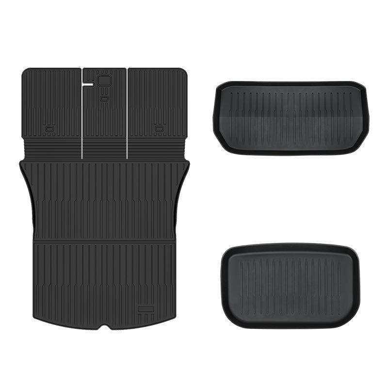 Tesla Model 3/Y Full Surround TPE Floor Mats (Left/Right Rudder)