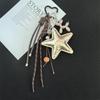 Korean Five-Pointed Star Luxury Keychain Charm