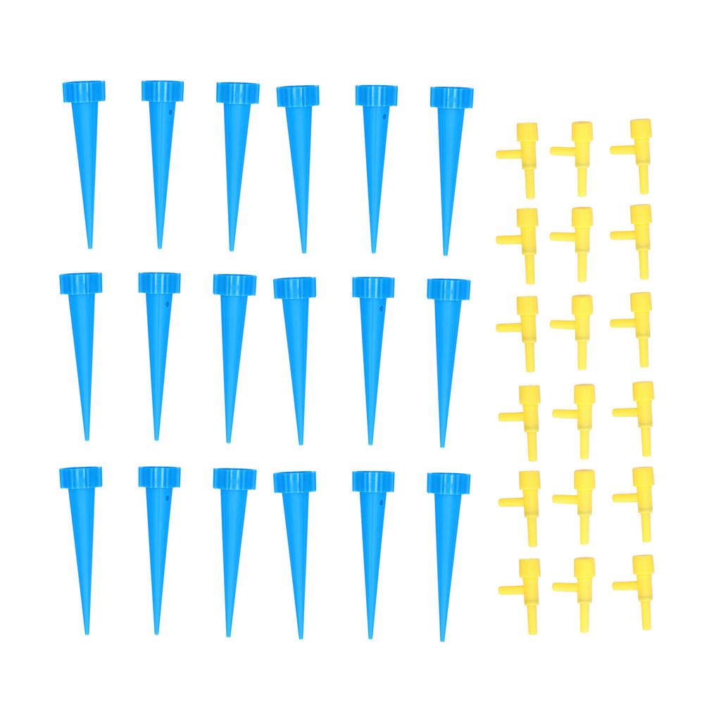 18PCS Self Watering Spikes Automatic Plant Watering Devices with Control Valve SwitchBlue