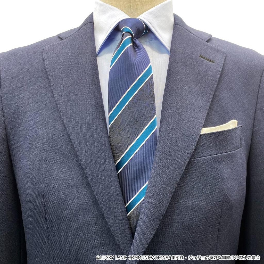 [Florence Spec] JoJo's Bizarre Adventure Part 4 Tie by Koichi Hirose JJN000006-003 Navy 2 Standard