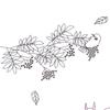 Dyeing Anbo Hand Towel from the Authentic Made in 35cm x 100cm "Gift Forest" White, Dyed, 100% Cotton, Tokuoka, Japan,