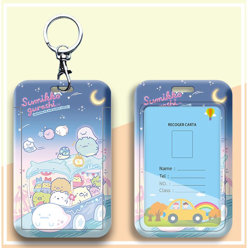 Cartoon Campus Student ID & Badge Holder Lanyard