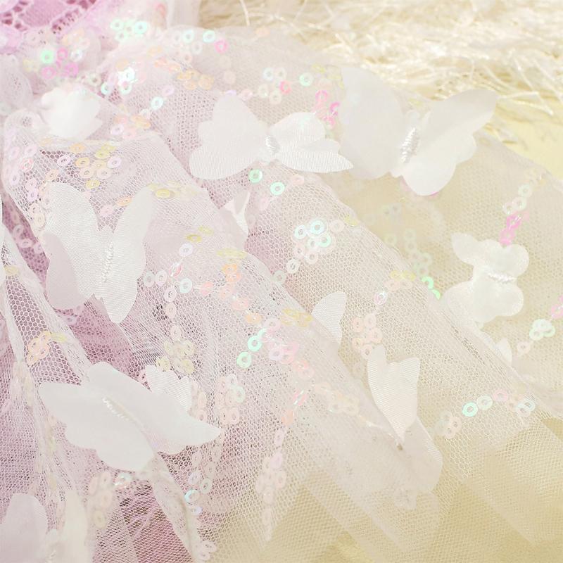 Newborn Photography Lace Dress Set Baby Girls Photo Shoot Costume Polyester Fabric With Floral Texture 0-1 Month Photoshoot Accessory