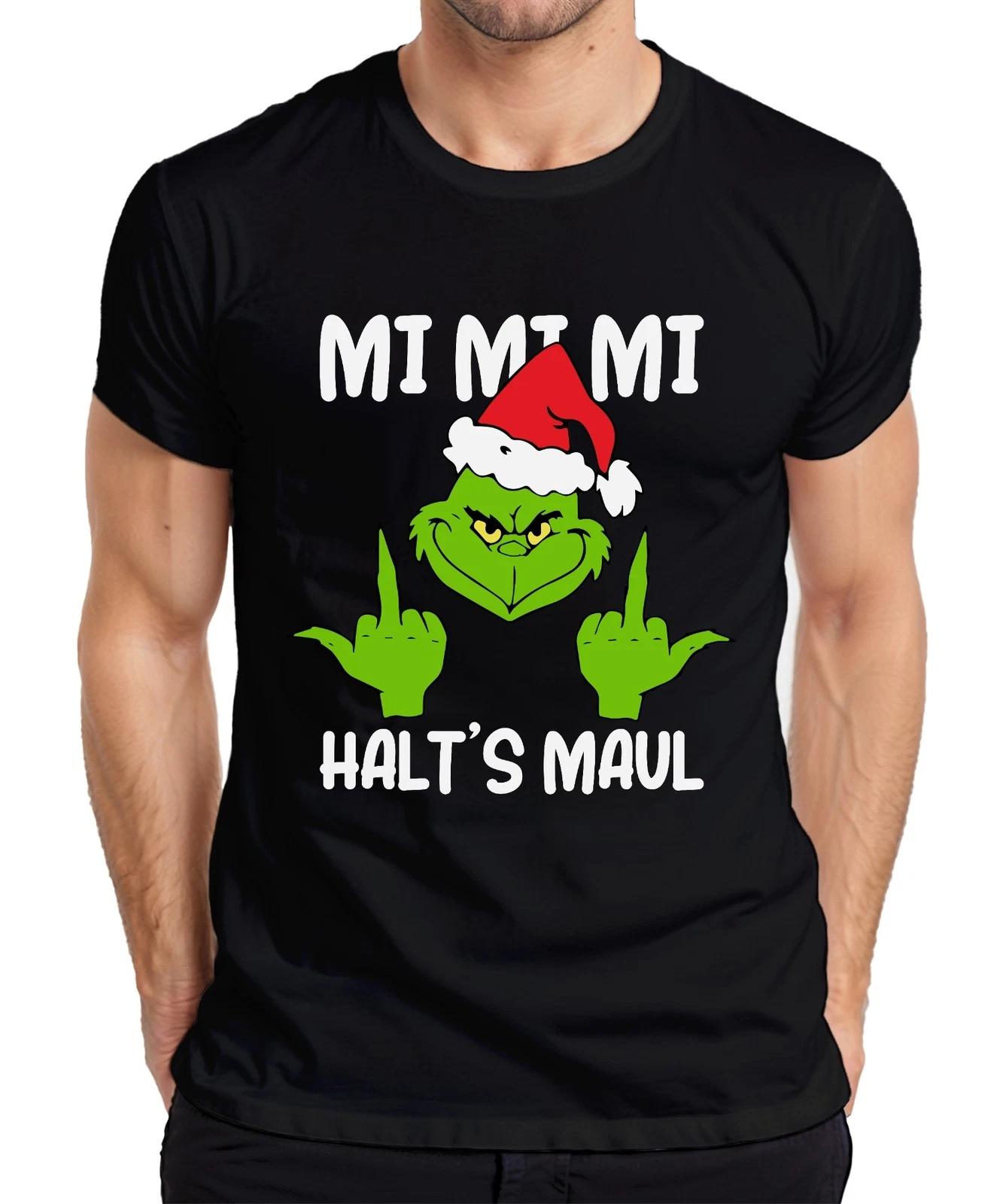 Mi Mi Mi Halt s Maul Grinch Spruch Anti-Weihnachten - Weihnachten Christmas Xmas XXXXL